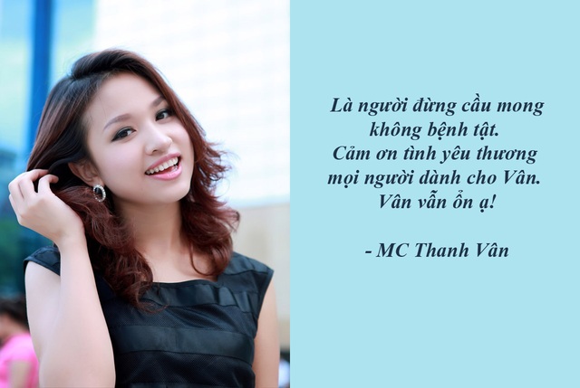 Câu chuyện về các MC, biên tập viên truyền hình gây sốt - 4 MC Thanh Vân: “Làm người, đừng cầu mong không bệnh tật” - Vân Hugo dù đang có chuyến công tác ở Trung Quốc nhưng vẫn gửi lời trấn an người hâm mộ.