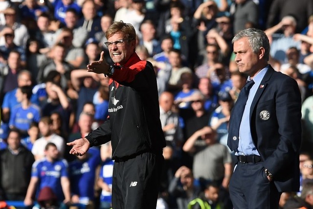 Jose Mourinho - Jurgen Klopp: Những “ngọn lửa” đối lập - 2 Jurgen Klopp đang chiếm ưu thế trong những cuộc đối đầu với Mourinho