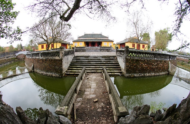 Bài 3: Thủy đạo - “hệ xương nước” điều hòa phong thủy cho Kinh thành Huế - 11 Một hồ nước ở trước cung Trường Sanh vừa được trùng tu ở Đại Nội