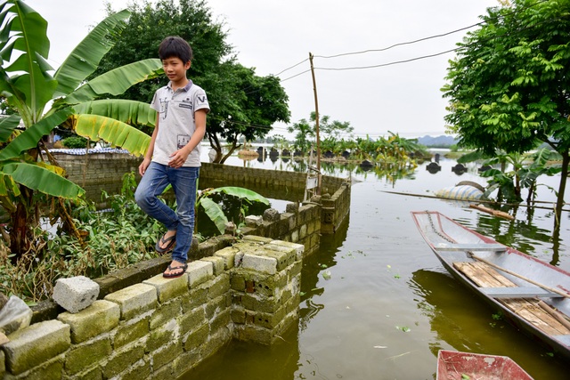 Gà vẫn ở trong nhà dân ngoại thành Hà Nội sau một tuần ngập lũ - 14
Nước vẫn ngập khắp nơi...