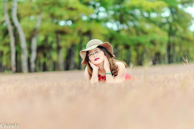 Người dân Gia Lai kéo nhau đi chụp ảnh với cỏ hồng