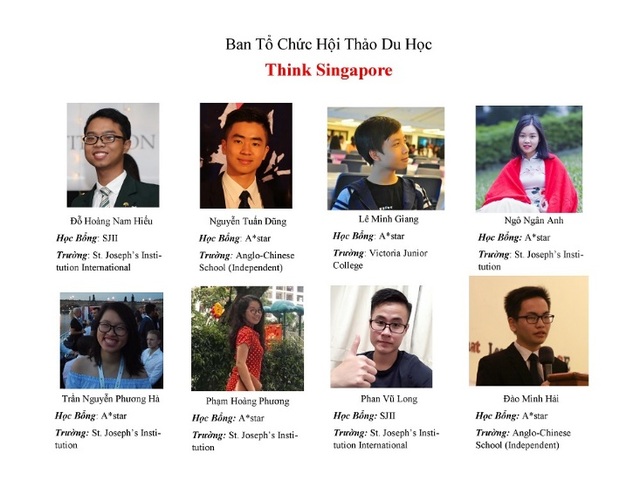 Du học tại các nước châu Á có bị coi "lỗi thời và lạc hậu"? - 1 Ban tổ chức hội thảo “Think Singapore”.