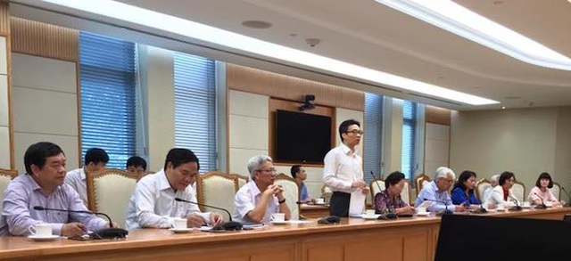 Bộ GD&ĐT nhận thiếu sót trong kỳ thi THPT quốc gia 2018 - 1 Phó Thủ tướng Vũ Đức Đam đề nghị mọi chuyên gia thẳng thắn, cởi mở cho ý kiến.