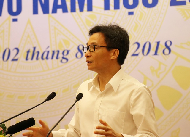 Phó Thủ tướng Vũ Đức Đam: “Giáo dục phải cởi mở, minh bạch mới tạo sự đồng thuận” - 3
Phó Thủ tướng Vũ Đức Đam phát biểu tại hội nghị.