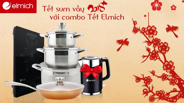 Sắm Tết với “Combo đồ gia dụng Elmich” rước thêm lộc vào nhà - 1 Tết sum vầy cùng Combo Tết của Elmich.