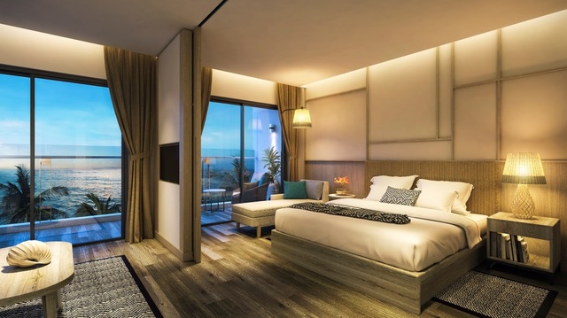 Nét độc đáo của căn hộ khách sạn 100% mặt tiền biển Melia Hồ Tràm - 2 Hình ảnh căn hộ Melia Hồ Tràm at The Hamptons