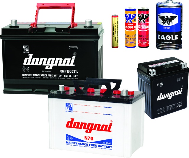 Pinaco hành trình 40 năm niềm tin thắp sáng niềm tin - 3
Sản phẩm ắc quy Đồng Nai và Pin Con Ó của PINACO