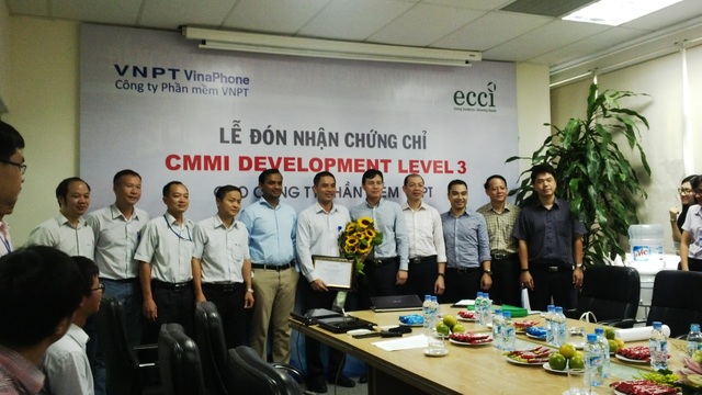 VNPT Software nhận chứng chỉ CMMI - 1 VNPT Softwware chính thức nhận chứng chỉ CMMI mức 3
