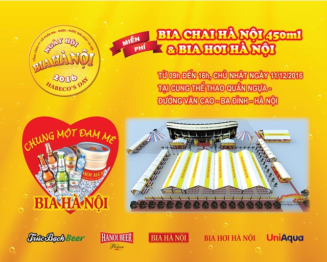 Ngày hội Bia Hà Nội – nồng nàn vị quen, thắm tình bằng hữu - 1 Ngày hội Bia Hà Nội – nồng nàn vị quen, thắm tình bằng hữu - 1
