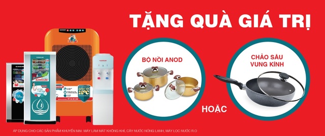 Tưng bừng chào hè cùng SUNHOUSE với khuyến mãi khủng - 3 Nhiều sản phẩm mùa hè được áp dụng trong chương trình “Thách thức mọi giới hạn”.