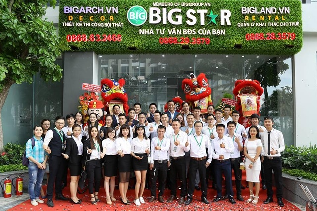 Văn phòng Công ty Big Star Land ở Vinhomes Central Park