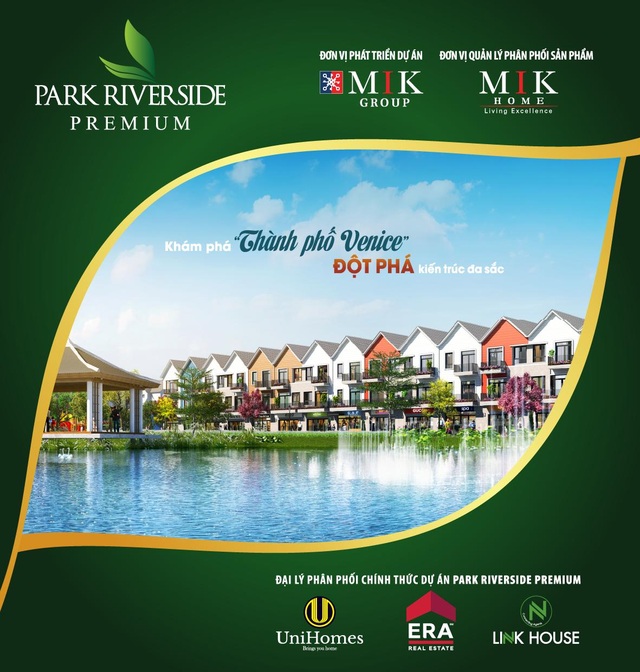 Dự án Park Riverside Premium sẽ được 3 đại lý UniHomes, LinkHouse và ERA Vietnam giới thiệu chính thức vào ngày 06/08/2017 tại Gem Center.