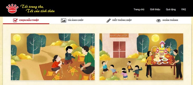 Giá trị truyền thống và màu sắc hiện đại trong Tết trung thu của người Việt - 4 Tự thiết kế thiệp gửi tặng người thân