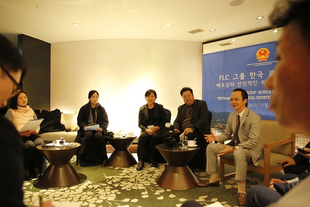 FLC tiếp xúc hơn 400 nhà đầu tư Hàn Quốc tại Seoul, hợp tác toàn diện với KB Securities - 4 Ông Trịnh Văn Quyết – Chủ tịch Tập đoàn FLC trả lời phỏng vấn báo chí Hàn Quốc