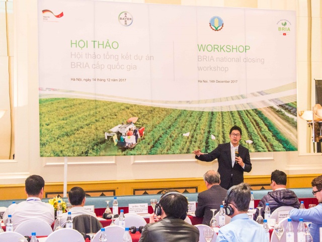 BRIA góp phần đẩy mạnh sản xuất lúa gạo tại Việt Nam - 2 Ông Kohei Sakata, Tổng Giám đốc Bayer VN chia sẻ bài học kinh nghiệm, vai trò doanh nghiệp và thu hút doanh nghiệp tham gia PPP