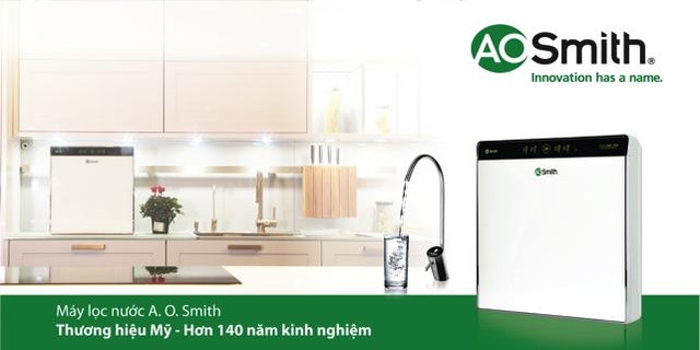 A. O. Smith ra mắt dòng sản phẩm xác lập chuẩn mực mới về công nghệ và thiết kế cho máy lọc nước - 1 A. O. Smith ra mắt dòng sản phẩm xác lập chuẩn mực mới về công nghệ và thiết kế cho máy lọc nước - 1