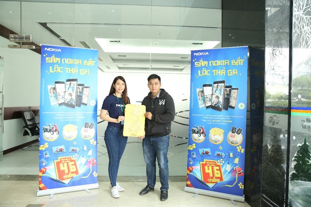 Săn khuyến mãi lớn cùng Nokia trúng ngay xe máy Vespa - 2 47 lượng vàng SJC đã tìm được chủ nhân may mắn trong đợt quay số lần 2