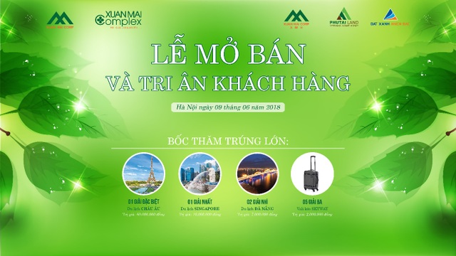 Chào hè 2018, mua nhà Xuân Mai Complex nhận ngay cơ hội du lịch Châu Âu - 2 Chào hè 2018, mua nhà Xuân Mai Complex nhận ngay cơ hội du lịch Châu Âu - 2