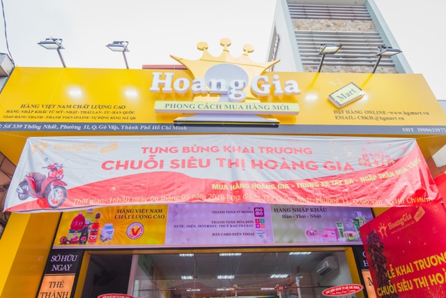 Tích hợp công nghệ số, mua hàng và thanh toán dễ dàng với hệ thống Siêu thị Hoàng Gia - 4 Siêu thị Hoàng Gia Mart chi nhánh 339 Thống Nhất, Phường 11, Quận Gò Vấp, Thành phố Hồ Chí Minh.