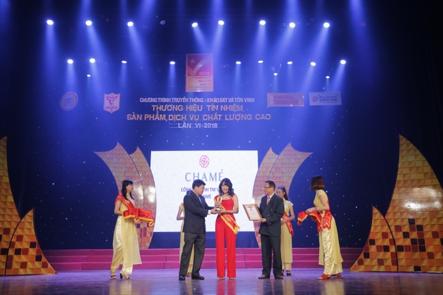Công ty TNHH Chame' đạt Top 10 sản phẩm chất lượng cao năm 2018 - 1 Công ty TNHH Chame' đạt Top 10 sản phẩm chất lượng cao năm 2018 - 1