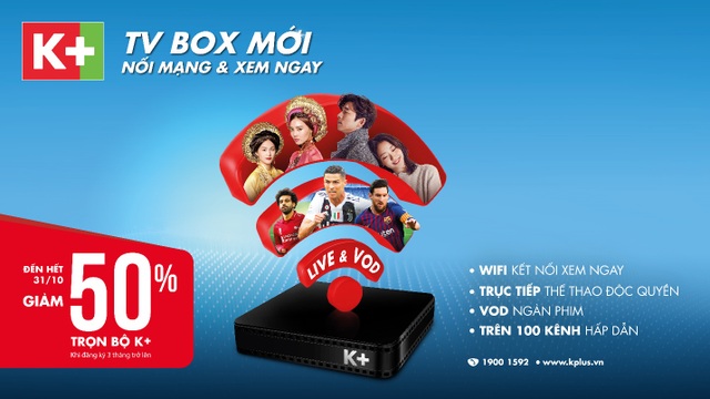 Câu chuyện bản quyền và giải trí "Có ý thức" - 3 K+ TV Box giúp thưởng thức truyền hình bản quyền chất lượng cao với chi phí dễ chịu