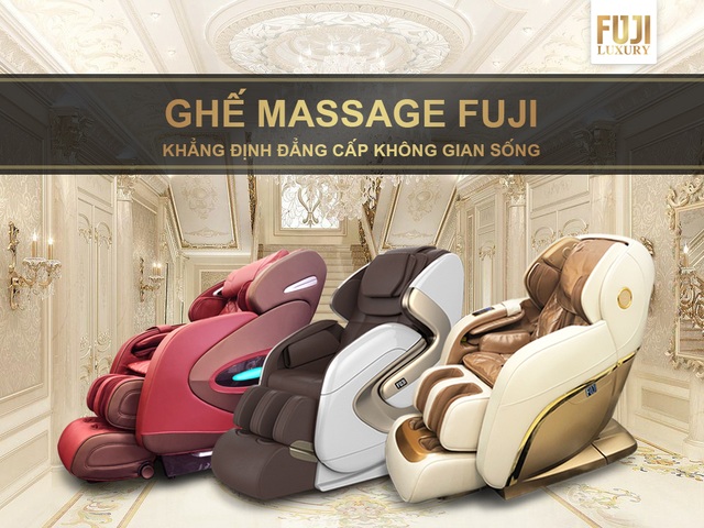 Ghế massage cao cấp còn là món nội thất khẳng định đẳng cấp cho gia chủ.