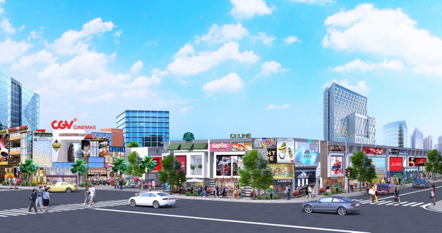Đất nền Tân Uyên bất ngờ sôi động - 1 Phối cảnh một góc dự án New Times City tại khu vực trung tâm thị xã Tân Uyên