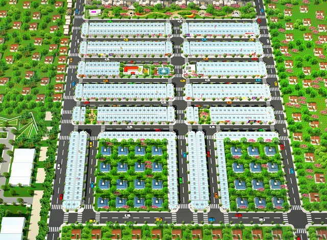Đất nền Tân Uyên bất ngờ sôi động - 3 Phối cảnh tổng thể New Times City.