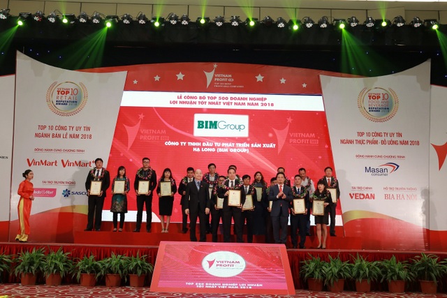 BIM Group đạt thứ hạng cao trong Top doanh nghiệp lợi nhuận tốt nhất Việt Nam năm 2018 - 1 BIM Group đạt thứ hạng cao trong Top doanh nghiệp lợi nhuận tốt nhất Việt Nam năm 2018 - 1