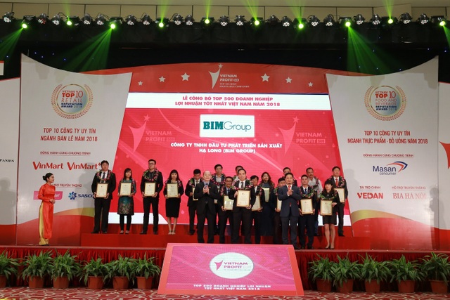 BIM Group đạt thứ hạng cao trong Top doanh nghiệp lợi nhuận tốt nhất Việt Nam năm 2018 - 2 BIM Group đạt thứ hạng cao trong Top doanh nghiệp lợi nhuận tốt nhất Việt Nam năm 2018 - 2