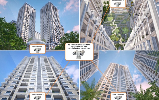 Chung cư cao tầng Vimefulland chống lại hiểm họa từ các “vật thể bay” như thế nào? - 3 Hệ thống camera giám sát mặt đứng các tòa nhà cao tầng