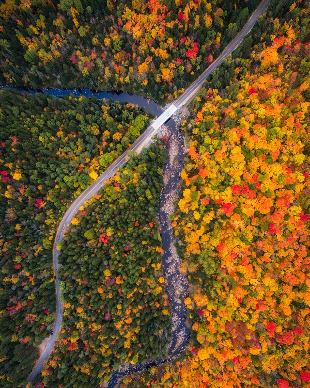 Vẻ đẹp mê mẩn của mùa thu nước Mỹ nhìn từ trên cao - 8 Cảnh sắc thu ở West Virginia.