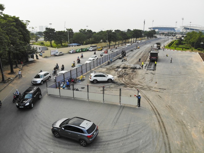 Hà Nội: Bắt đầu rào chắn thêm nhiều tuyến phố để thi công đường đua F1 - 3 Hà Nội: Bắt đầu rào chắn thêm nhiều tuyến phố để thi công đường đua F1 - 3