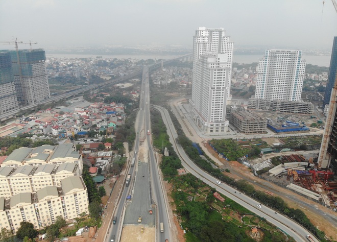 Hà Nội: Toàn cảnh đường vành đai 3 trên cao sau gần 2 năm thi công - 11 Hà Nội: Toàn cảnh đường vành đai 3 trên cao sau gần 2 năm thi công - 11