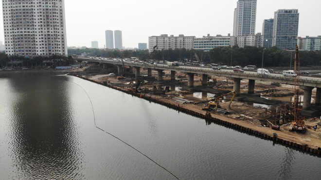 Toàn cảnh dự án đường vành đai 3 dưới thấp qua hồ Linh Đàm - 8