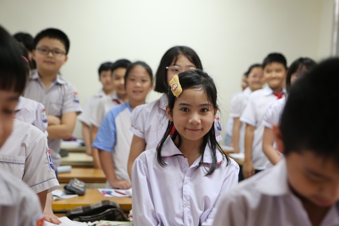 Học sinh mầm non, tiểu học nô nức tới trường sau 3 tháng nghỉ phòng dịch - 14 Học sinh mầm non, tiểu học nô nức tới trường sau 3 tháng nghỉ phòng dịch - 14