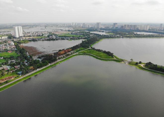 Nhìn từ trên cao hồ điều hoà rộng lớn phía đông thành phố Hà Nội - 8 Nhìn từ trên cao hồ điều hoà rộng lớn phía đông thành phố Hà Nội - 8