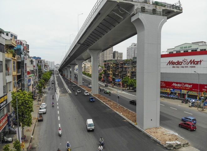 Bất ngờ với diện mạo mới đường vành đai 2 trên cao đoạn Trường Chinh - 9