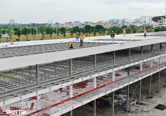 Hà Nội: Tiếp tục tháo dỡ khán đài đường đua F1 - 9 Hà Nội: Tiếp tục tháo dỡ khán đài đường đua F1 - 9