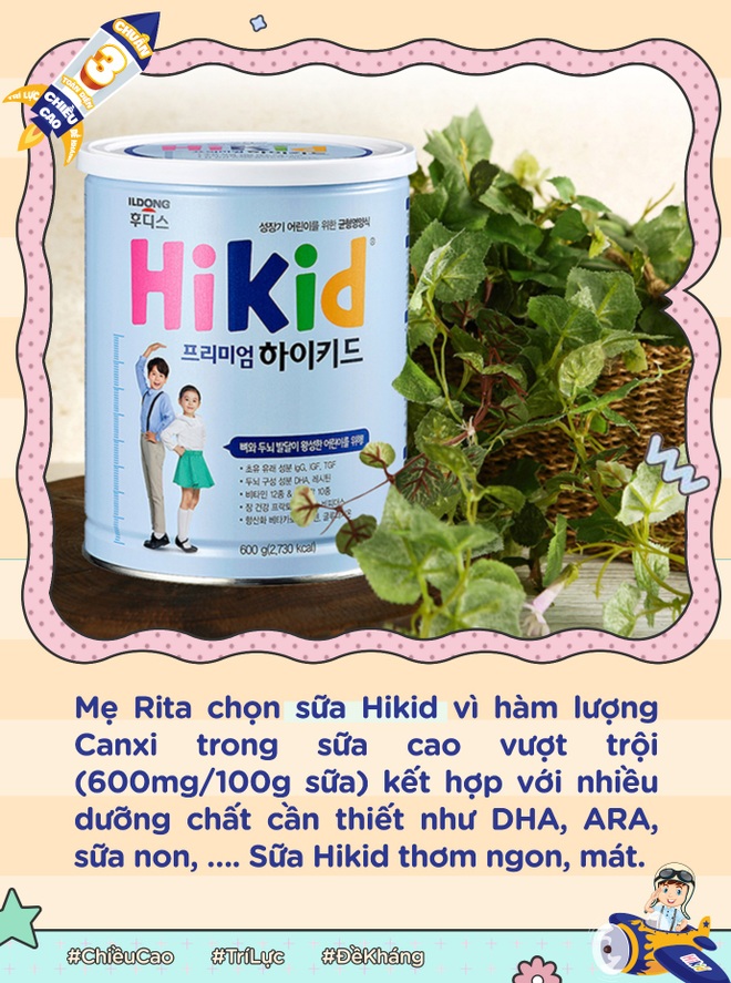 Học cách mẹ Rita Trần nuôi con cao vượt chuẩn 10 cm với Hikid - 3 Học cách mẹ Rita Trần nuôi con cao vượt chuẩn 10 cm với Hikid - 3
