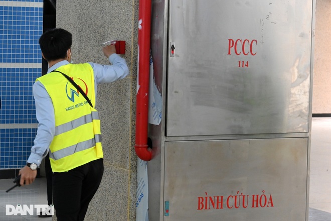 Diễn tập tình huống khẩn cấp trên tuyến đường sắt Cát Linh - Hà Đông - 11 Diễn tập tình huống khẩn cấp trên tuyến đường sắt Cát Linh - Hà Đông - 11