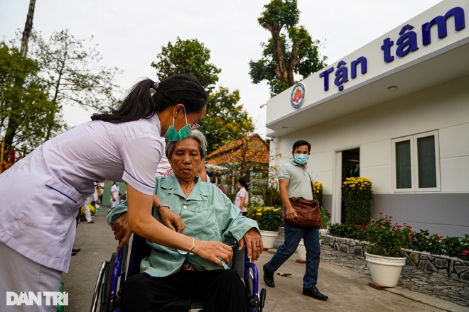 Đường hoa khoe sắc, nồi bánh chưng rực lửa trong bệnh viện - 4 Đường hoa khoe sắc, nồi bánh chưng rực lửa trong bệnh viện - 4