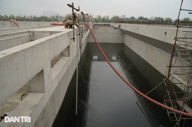 Cận cảnh nhà máy xử lý nước thải lớn nhất miền Bắc dần hình thành - 8 Cận cảnh nhà máy xử lý nước thải lớn nhất miền Bắc dần hình thành - 8