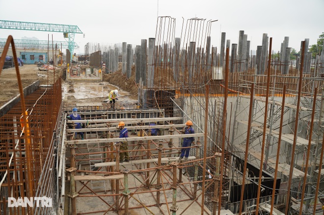 Cận cảnh nhà máy xử lý nước thải lớn nhất miền Bắc dần hình thành - 5 Cận cảnh nhà máy xử lý nước thải lớn nhất miền Bắc dần hình thành - 5