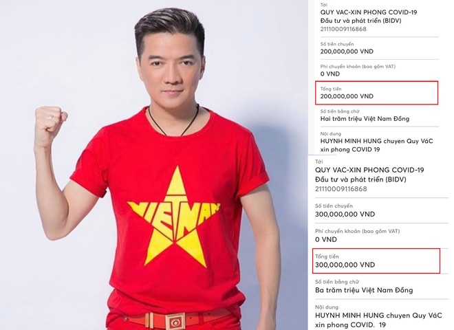 Các sao Việt ủng hộ hàng trăm triệu đồng cho Quỹ vắc xin Covid-19 - 3 Các sao Việt ủng hộ hàng trăm triệu đồng cho Quỹ vắc xin Covid-19 - 3