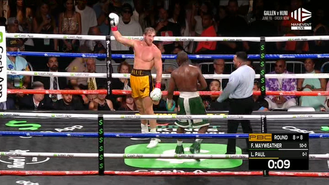 Độc cô cầu bại Floyd Mayweather hòa ngôi sao Youtube Logan Paul - 6 Độc cô cầu bại Floyd Mayweather hòa ngôi sao Youtube Logan Paul - 6