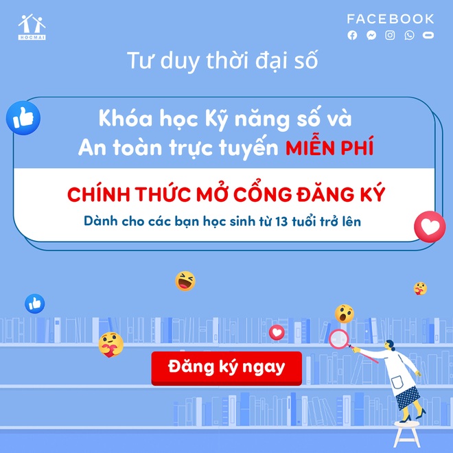 HOCMAI và Facebook triển khai chương trình Tư duy thời đại số năm thứ 2 - 1 HOCMAI và Facebook triển khai chương trình Tư duy thời đại số năm thứ 2 - 1