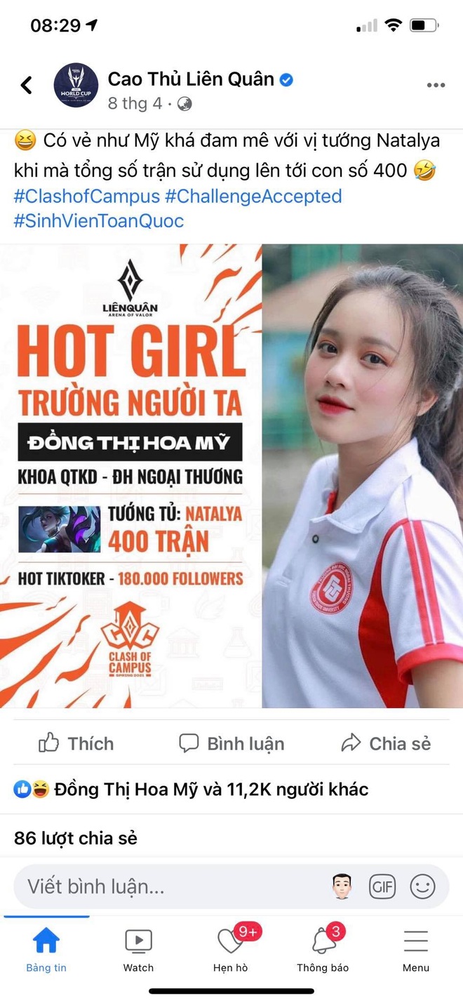 Hot Tiktoker Ngoại thương khiến các cao thủ Liên Quân đang săn lùng là ai? - 2 Hot Tiktoker Ngoại thương khiến các cao thủ Liên Quân đang săn lùng là ai? - 2