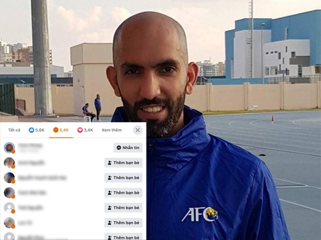 Trọng tài người Kuwait khóa tài khoản facebook vì bị CĐV tấn công - 2 Trọng tài người Kuwait khóa tài khoản facebook vì bị CĐV tấn công - 2