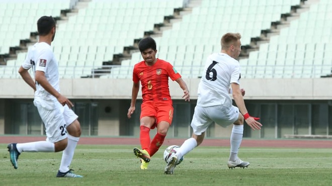 Đội tuyển Myanmar thua đậm Kyrgyzstan 1-8 ở vòng loại World Cup - 4 Đội tuyển Myanmar thua đậm Kyrgyzstan 1-8 ở vòng loại World Cup - 4